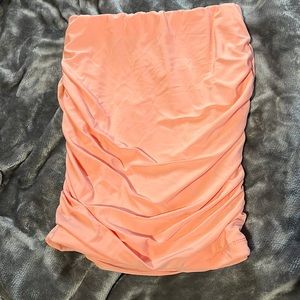 Strapless top